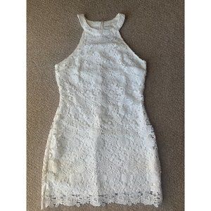 Love Poem Ivory Lace Dress